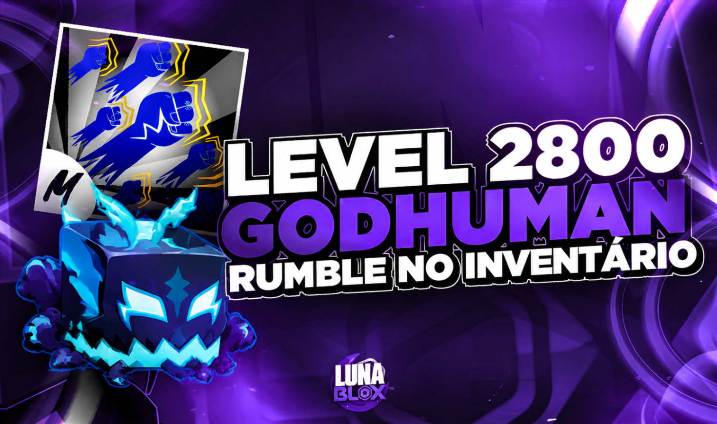 ⚡ LV2800 + GOD + RUMBLE NO INVENTÁRIO