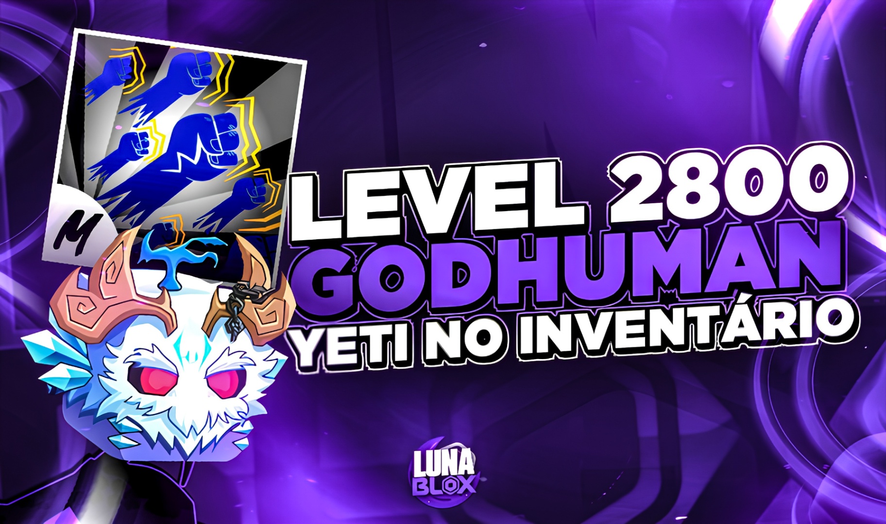 ⛄ LV2800 + GOD + YETI NO INVENTÁRIO