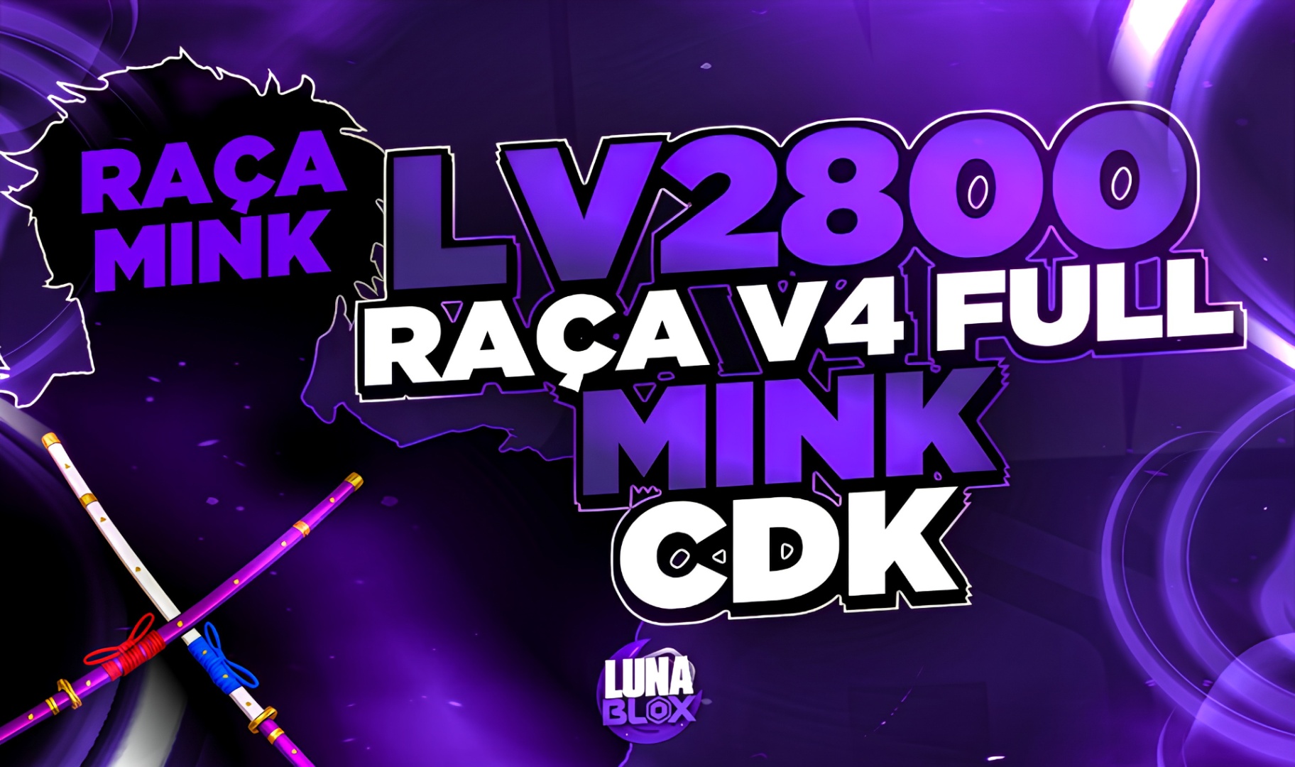 🐰 LV2800 + RAÇA V4 (FULL) MINK + CDK + SG
